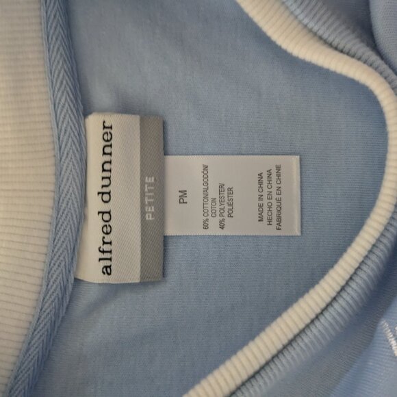 Alfred dunner embroidered Capri top set hummingbird pm - Picture 3 of 8